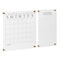 Martha Stewart Grayson Acrylic Wall Calendar & Notes Board Set W/ Marker & Mntng Hrdwr, Clear W/ Black Print BR-ACS-284545-BK-2-CLRBK-MS - alternate 6